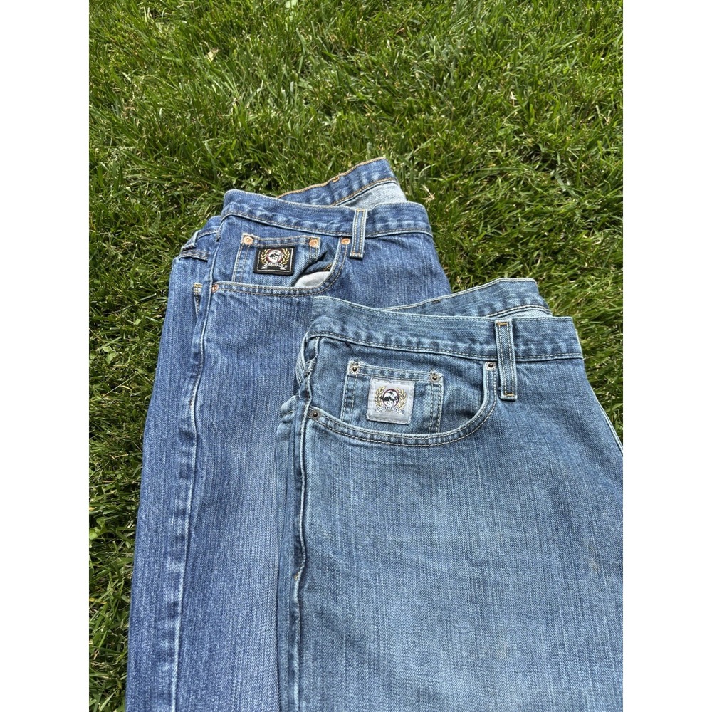 Cinch Silver Lot Of 2 Jeans Men's Western Straight Leg Denim Cowboy Rodeo 36x36